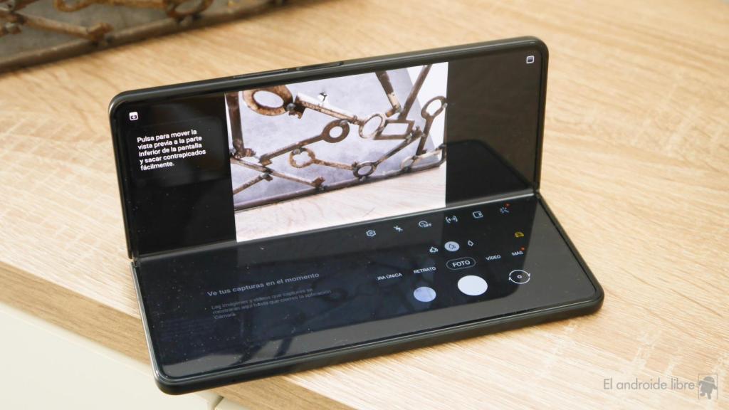Fotografía de larga exposición con el Samsung Galaxy Z Fold 3