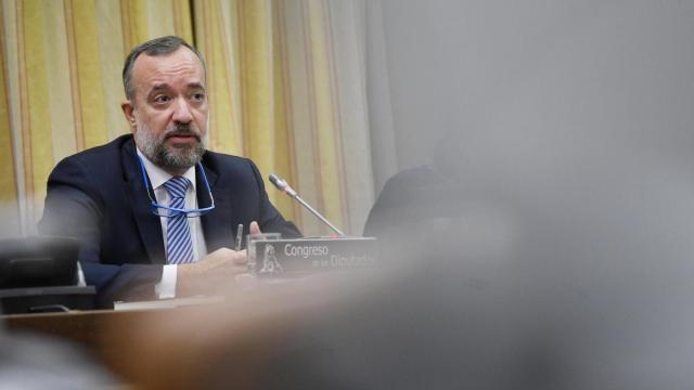 El exsecretario de Estado de Interior Francisco Martínez, este martes, en el Congreso de los Diputados.