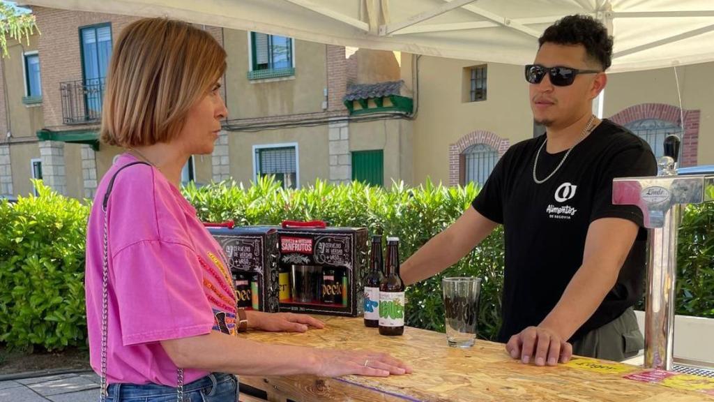 La feria de la cerveza de Abades abre con éxito la segunda edición de ‘Amor a Primera Birra’ de Alimentos de Segovia