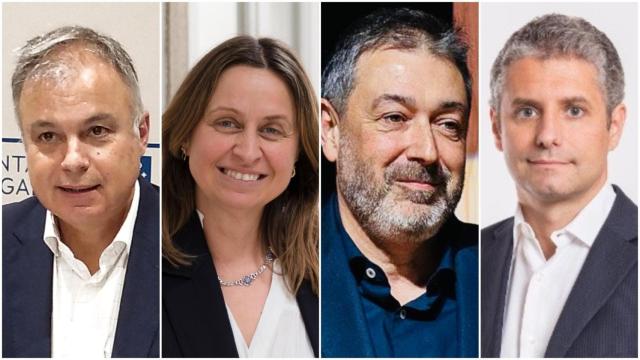 Heriberto García Porto, María Paz Sangiao, Diego Freire Coloma y Luciano Alfaya