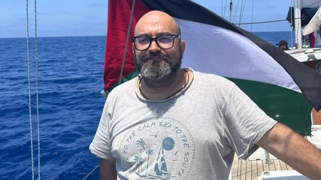 El activista español Sergio Toribio.