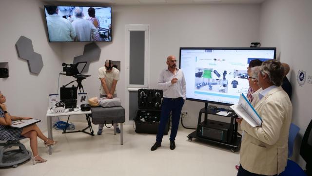 Aula de docencia avanzada en Ciencias de la Salud.